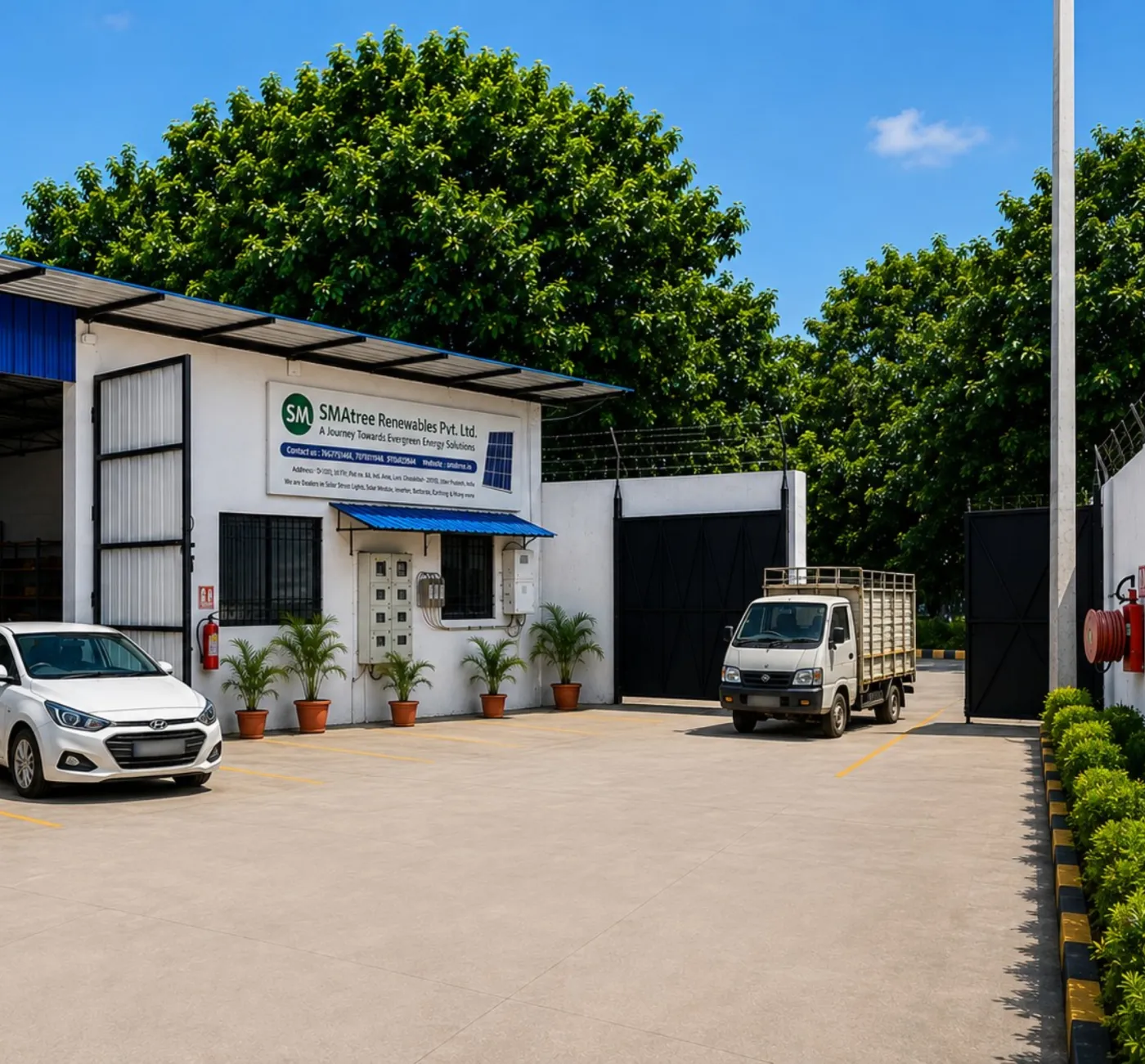 SMAtree solar manufacturing and panels