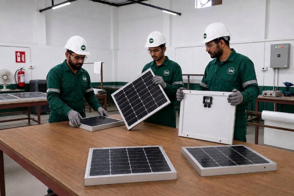 Commercial and industrial solar systems